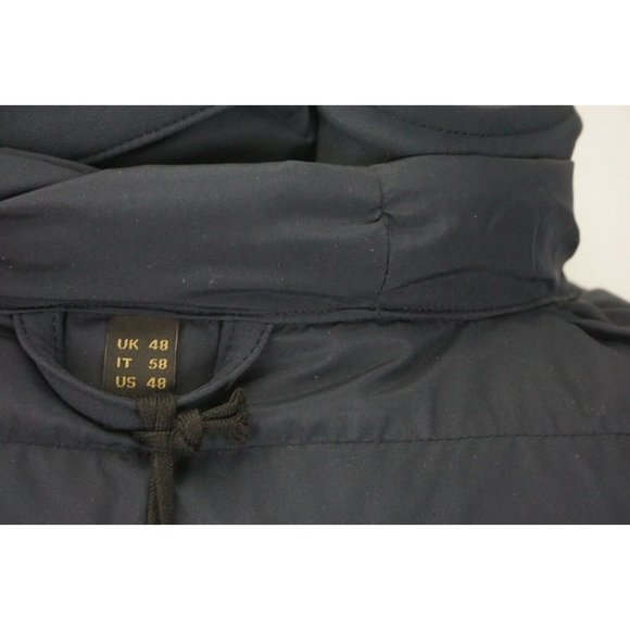 Belstaff Nevis Dark Navy Quilted Hooded Jacket Sz 48 Brand New W Tags - Picture 8 of 10